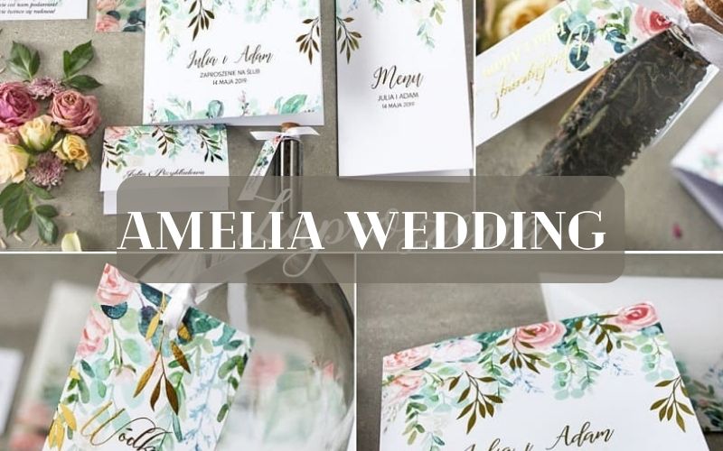 Amelia Wedding & Wedding Invitation