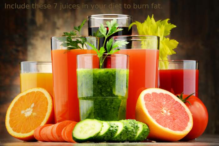 Include these 7 juices in your diet to burn fat.