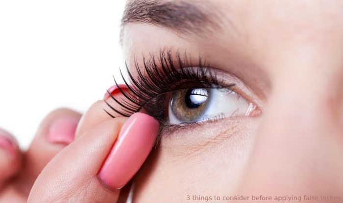 3 things to consider before applying false lashes