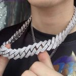 Fashionable Moissanite Chains for Men